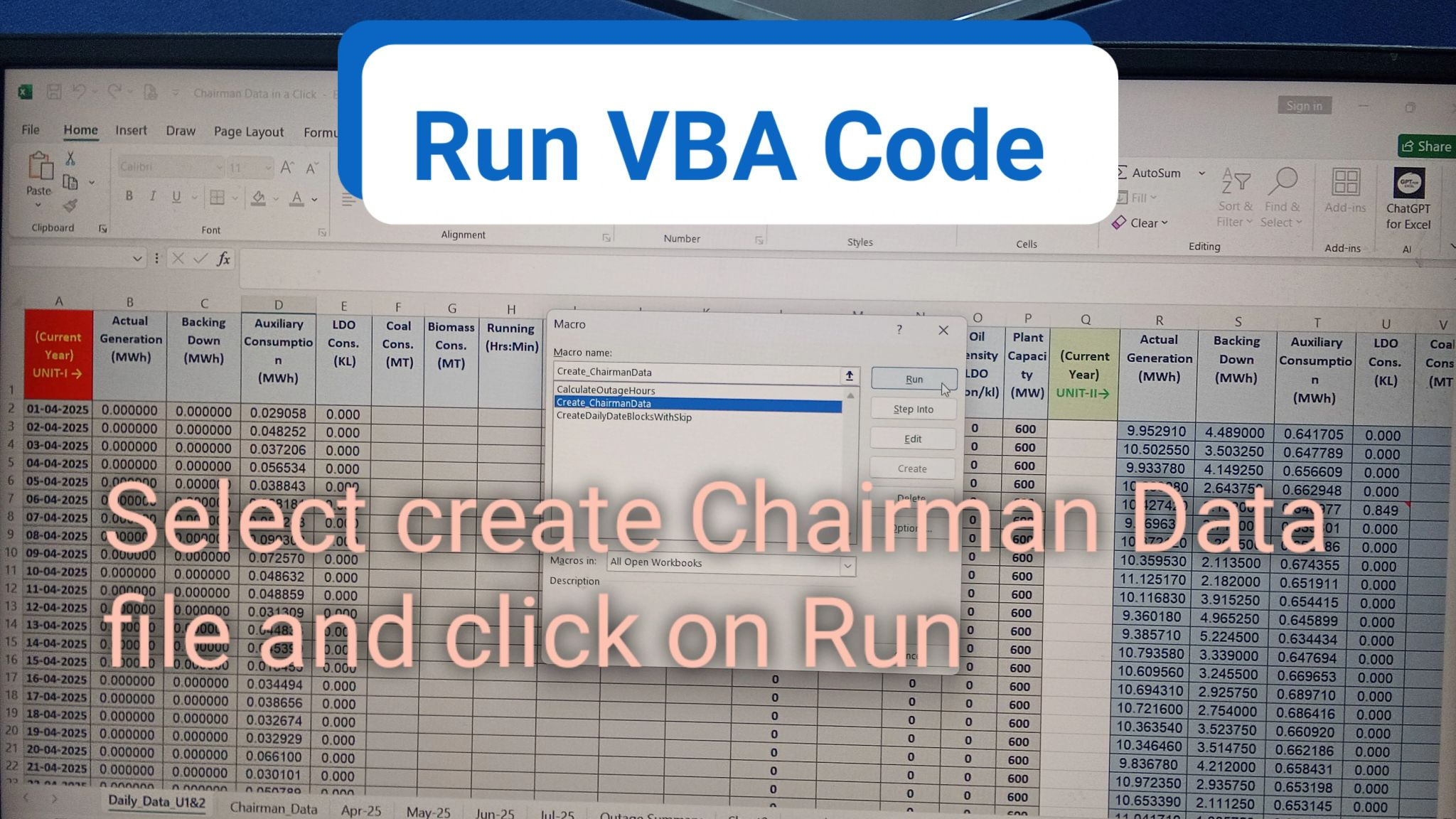 VBA Automation Project